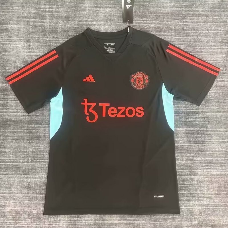 AAA Quality Manchester Utd 23/24 Black/Red Training Jersey